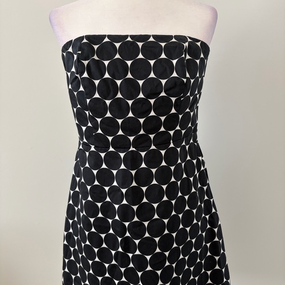 The Limited Strapless Black and White Circle Dress - Picture 4 of 6